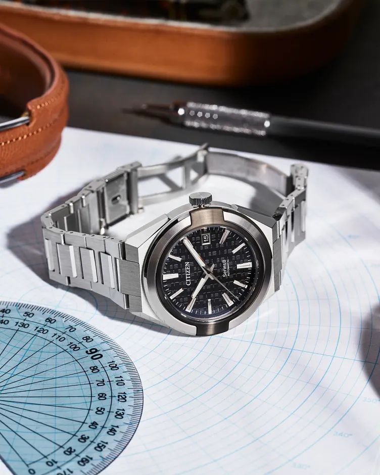 Series8 870 Black Dial Stainless Steel Bracelet NA1036-56E | CITIZEN Series8 870 Black Dial Stainless Steel Bracelet NA1036-56E | CITIZEN